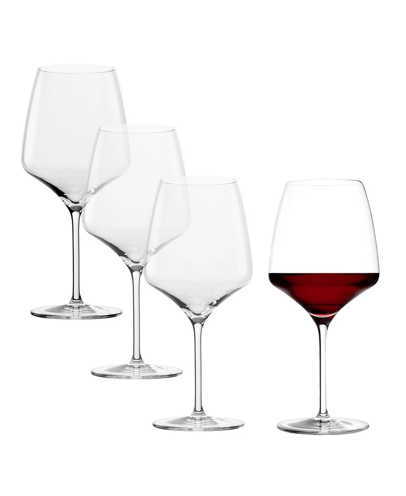 Stolzle Lausitz Experience Burgundy Glasses, Set of 4