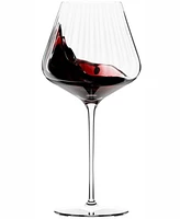 Stolzle Lausitz Symphony Burgundy Glasses, Set of 6
