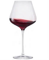 Stolzle Lausitz Quatrophil Burgundy Glasses, Set of 4