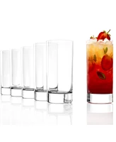 Stolzle Lausitz New York Bar Highball Glasses, Set of 6