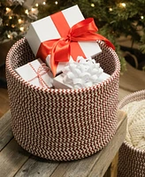 Colonial Mills Vixen Zig-Zag Woven Holiday Basket