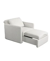 Serta 35" Polyester Billings Convertible Chair