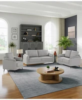 Studio Living 55.5"W Polyester Berlin Loveseat