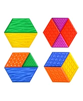 edxeducation Translucent Sensory Pattern Blocks