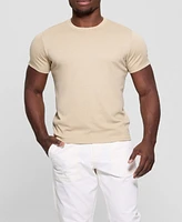 Guess Men's Short Sleeve Solid Granada Crew Shirt