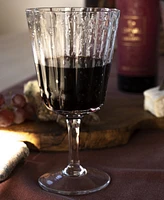Laura Ashley Red Wine Glasses, Set of 4