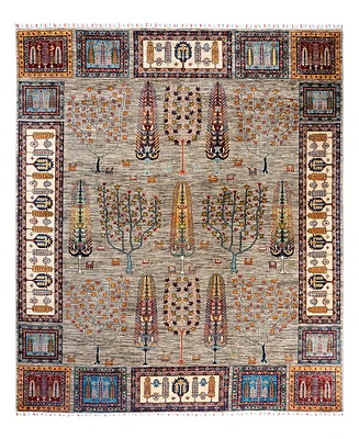 Adorn Hand Woven Rugs Tribal M1999 8'3"x9'8" Area Rug