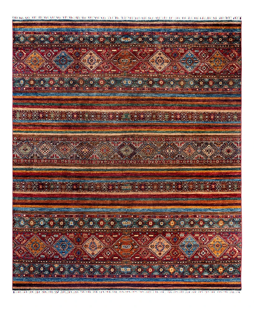 Adorn Hand Woven Rugs Tribal M1999 8'3"x9'7" Area Rug