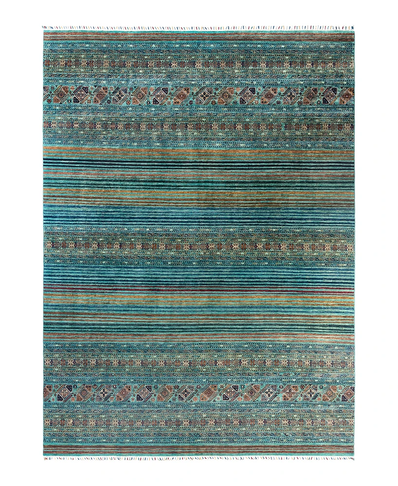 Adorn Hand Woven Rugs Tribal M1999 8'8"x11'11" Area Rug