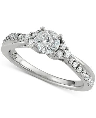 Diamond Engagement Ring (3/4 ct. t.w.) in 14k White Gold