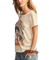 Lucky Brand Women's Cotton Hendrix Voodoo Boyfriend Tee