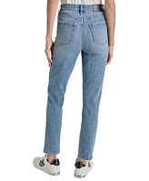 Dkny Jeans Women's High-Rise Slim Straight Scattered Rhine-Studs - OCE