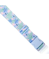 Disney Stitch 2-Piece Luggage Strap Set - Light Tropical Design