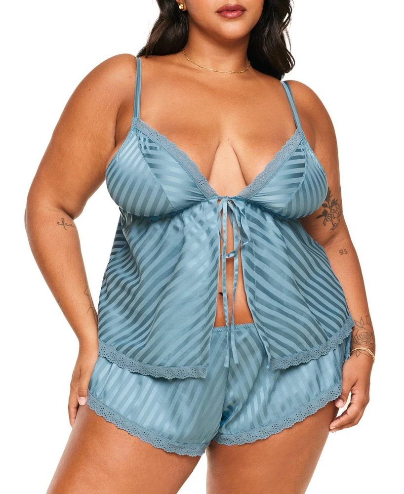 Adore Me Plus Trish Cami & Shorts Set Lingerie