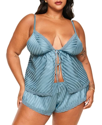 Adore Me Plus Trish Cami & Shorts Set Lingerie