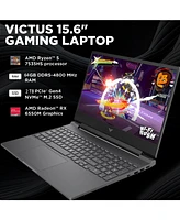 Hp Victus 15.6" Gaming Traditional Laptop Amd Ryzen 5 7535HS 8GB Ram Amd Radeon Rx 6550M 512GB Ssd Storage Windows 11 Home Fhd 144Hz