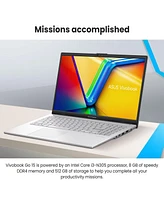 Asus Vivobook 15 15.6" Daily Traditional Laptop Intel Core i3 N305 8GB Ram Intel Uhd Graphics 128GB eMMC Storage Windows 11 Home Fhd 60Hz