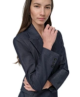 Dkny Jeans Women's Double-Breasted Denim Blazer - DDN