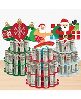 Big Dot of Happiness Assorted Merry Christmas - Diy Holiday Money Holder Gift - Cash Cake - Set of 3