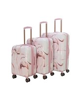 Thalia Sodi Marble Swirl 30" Expandable Luggage