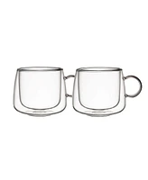 Villeroy & Boch Artesano Hot Cold Beverages Insulated Cappuccino Glass, Set of 2