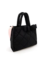 Like Dreams Serenity Bow Puffer Medium Tote Bag