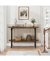 gaomon Entryway Table, 43.3" Console Table with Storage