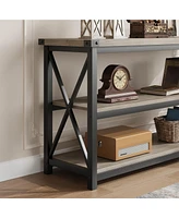 gaomon 3 Tier Console Table, 47.2" Narrow Entryway Table with Storage