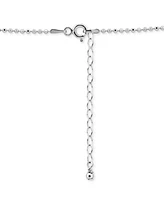 Giani Bernini Faceted Bead Link Chain Necklace, 16" + 2" extender, Exclusively at Macy's
