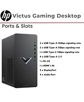 Hp Victus 15L Gaming Tower Desktop Intel Core i7 14700F 16GB Ram Nvidia GeForce Rtx 4060 512GB Ssd Storage Windows 11 Home