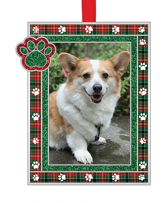 Ganz Paw Print Frame Ornament