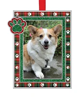 Ganz Paw Print Frame Ornament