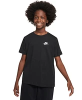 Nike Big Kids Sportswear Embroidered Logo Graphic T-Shirt