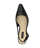 Nine West Women's Yurri Kitten Heel Dress Slingback Pumps