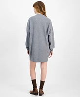 French Connection Women's Vhari Ribbed Button-Down Sweater Dress
