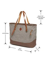 Tsd Brand Redwood Canvas Shopper Bag