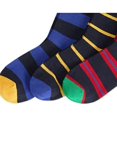 Polo Ralph Lauren Little Boys Multi Stripe Socks, 3-Pack