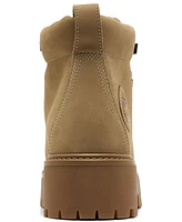 Timberland Women's Stone Street Mid Lace-Up Platform Hiking Boots from Finish Line