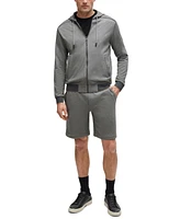 Boss by Hugo Men's Double-Faced Zip-Up Hoodie