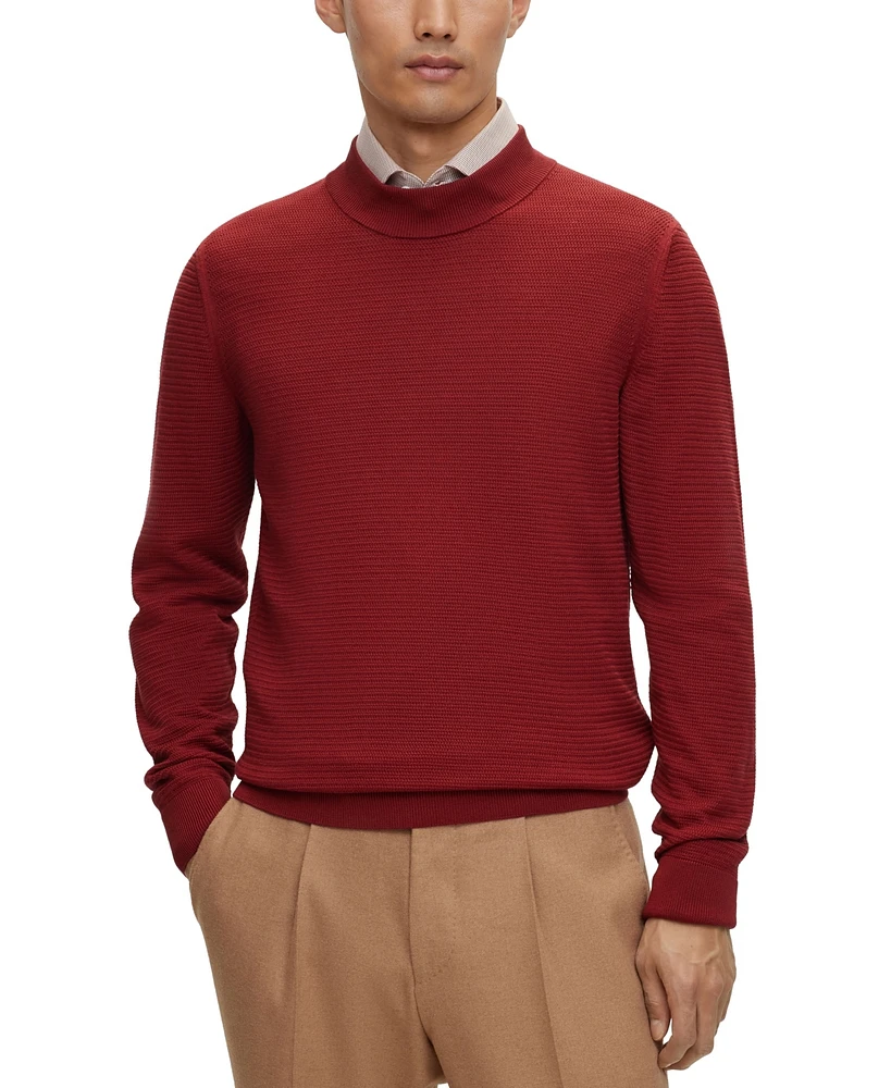 Boss by Hugo Men's Mock-Neck Sweater