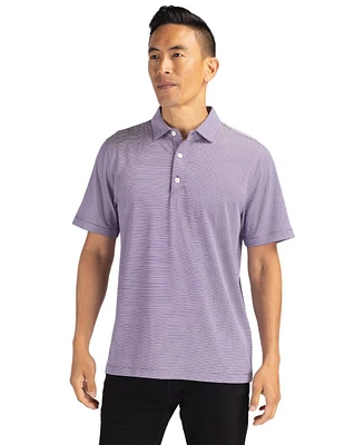 Cutter & Buck Forge Eco Double Stripe Stretch Recycled Mens Big &Tall Polo Shirt