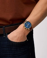 Fossil Men's Rhett Multifunction Gold-Tone Stainless Steel Watch, 42mm