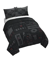 Saturday Park Star Wars Dark Side 100% Organic Cotton Full/Queen Duvet & Sham Set