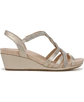 LifeStride Women's Miami Strappy Wedge Sandals