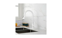 Slickblue Kitchen Faucet with Pull-Out Spray for Enhanced Flexibility and Convenient Cleaning