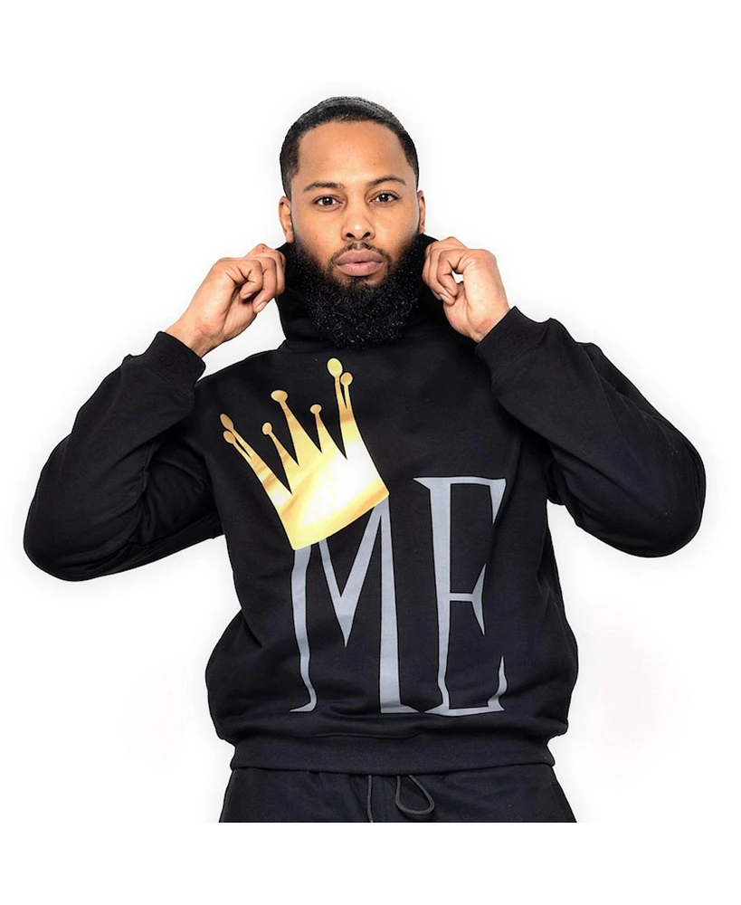 Dai Moda Men's Crown Me Hoodie