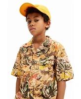 Desigual Boys Camouflage resort shirt