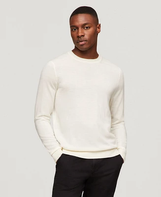 Tommy Hilfiger Men's Dress Casual Crewneck Fine Gauge Merino Wool Sweater