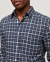 Tommy Hilfiger Men's Brushed Gingham Regular-Fit Shirt