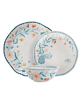 Fitz and Floyd Gracie 12 Pc. Dinnerware Set, Service for 4